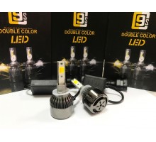 Светодиодные лампы C9S H27 Белый+Желтый 2 режима