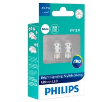Лампы светодиодные w5w T10 Philips Ultinon LED 6000K