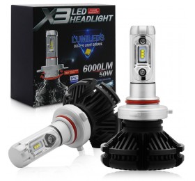 Светодиодные LED лампы X3 HB4 50W 6000Lm