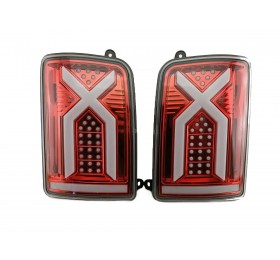 Тюнинг фонари задние LED светодиодные Нива / Нива Урбан Красные X-стиль