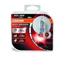 Автолампы H7 OSRAM Night Breaker Unlimited +110%