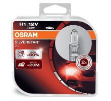 Автолампы H1 OSRAM Silverstar 2.0 +60%