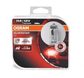 Автолампы H4 OSRAM Silverstar 2.0 +60%