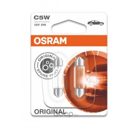 Автолампы 12В 5 Вт OSRAM c5w (SV8.5/8) 35мм