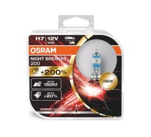 Автолампы H7 OSRAM Night Breaker +200%