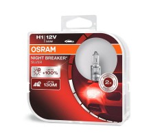 Автолампы H1 OSRAM Night Breaker Silver +100%