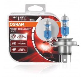 Автолампы H4 OSRAM Night Breaker Laser +150%