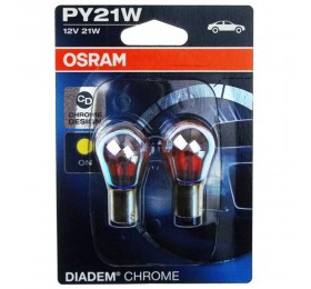 Автолампы 12В 21 Вт OSRAM Diadem Chrome РY21w