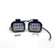 Светодиодная LED фара 50W 3 линзы 10-30V с глазками