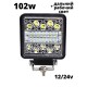 Светодиодная LED фара 102W 10-30V
