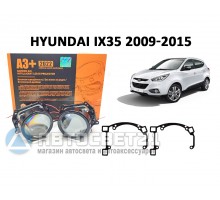 Комплект / набор для замены штатных линз Hyundai ix35 2009-2015 Bi-LED Aozoom A3+