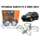 Комплект / набор для замены штатных линз Hyundai Santa Fe II 2005-2012 Bi-LED Aozoom A3+