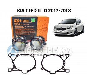 Комплект / набор для замены штатных линз Kia Ceed II JD 2012-2018 Bi-LED Aozoom A3+