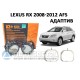 Комплект / набор для замены штатных линз Lexus RX 2008-2012 AFS Bi-LED Aozoom A3+