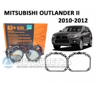 Комплект / набор для замены штатных линз Mitsubishi Outlander 2 2010-2012 Bi-LED Aozoom A3+