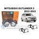 Комплект / набор для замены штатных линз Mitsubishi Outlander 3 2012-2015 Bi-LED Aozoom A3+