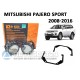 Комплект / набор для замены штатных линз Mitsubishi Pajero Sport 2008-2016 Bi-LED Aozoom A3+