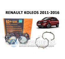 Комплект / набор для замены штатных линз Renault Koleos 2011-2016 Bi-LED Aozoom A3+