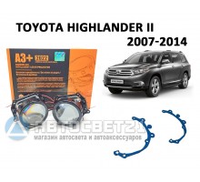 Комплект / набор для замены штатных линз Toyota Highlander II 2007-2014 Bi-LED Aozoom A3+