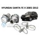 Комплект / набор для замены штатных линз Hyundai Santa Fe II 2005-2012 Hella 3R / 5R