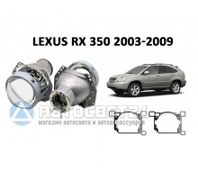 Комплект / набор для замены штатных линз Lexus RX 2003-2009 Hella 3R / 5R