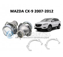 Комплект / набор для замены штатных линз Mazda CX-9 2007-2012 Hella 3R / 5R