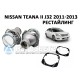 Комплект / набор для замены штатных линз Nissan Teana II J32 2011-2013 Hella 3R / 5R