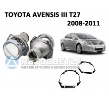 Комплект / набор для замены штатных линз Toyota Avensis III T27 Штатный галоген 2008-2011 Hella 3R / 5R