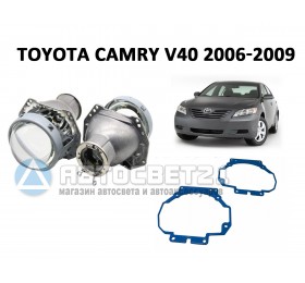 Комплект / набор для замены штатных линз Toyota Camry V40 2006-2009 Hella 3R / 5R