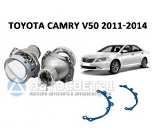 Комплект / набор для замены штатных линз Toyota Camry V50 2011-2014 Hella 3R / 5R