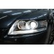 Стекло фары Audi A6 C6 2008-2011 Правое