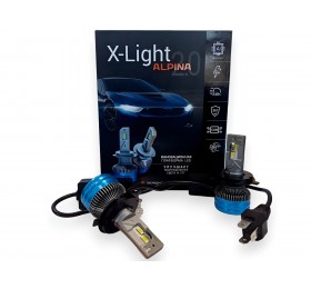 Светодиодные LED лампы XJ Light Alpina 2.0 H4 12-24В с Обманкой