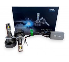 Светодиодные лампы головного света Yumi H27(880/881) с обманкой