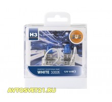 Автолампы H3 SVS White 5000K